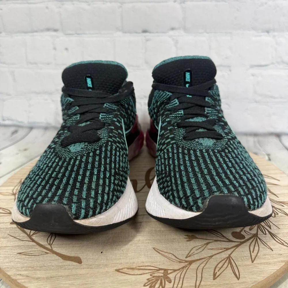 Nike React Infinity Run Flyknit 3 Black Teal Pink Running Shoes Women’s 9